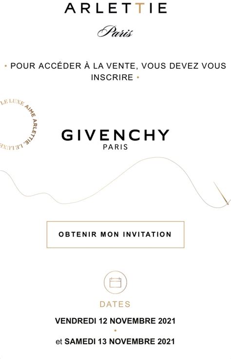 vente privee givenchy 2019